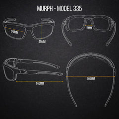 Microfiber bag included with Murph 335 doubles as lens cleaner
