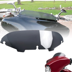 WYNMOTO smoke windshield on Street Glide enhancing airflow and style