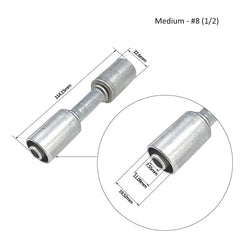 WYZBEN AC hose splice installation image shows quick, clean inline repair potential.
