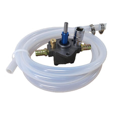 WZHLCX self-priming oil pump overview shows durable cast iron construction.
