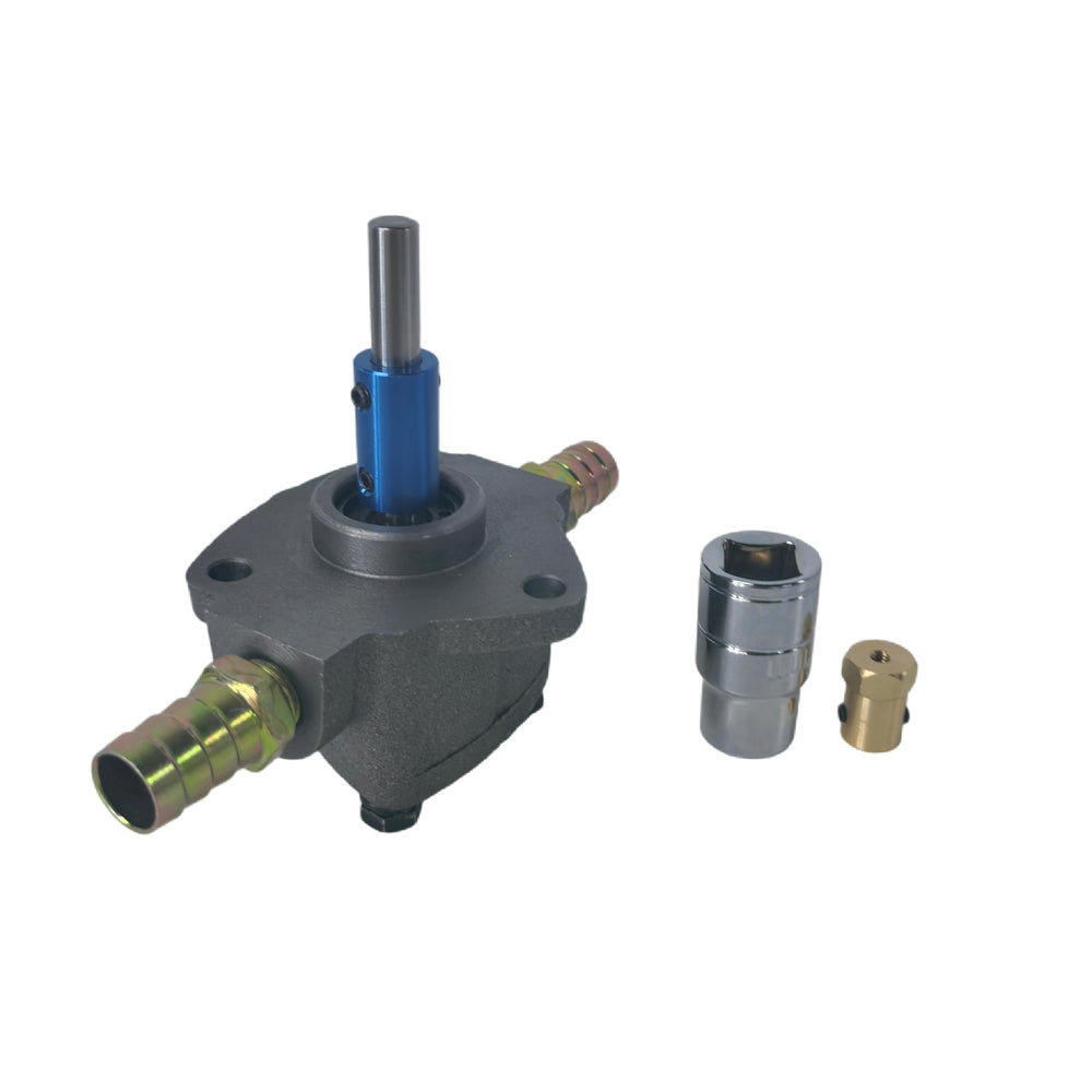 WZHLCX self-priming oil pump delivering 3.5 L/min at 1800 rpm.