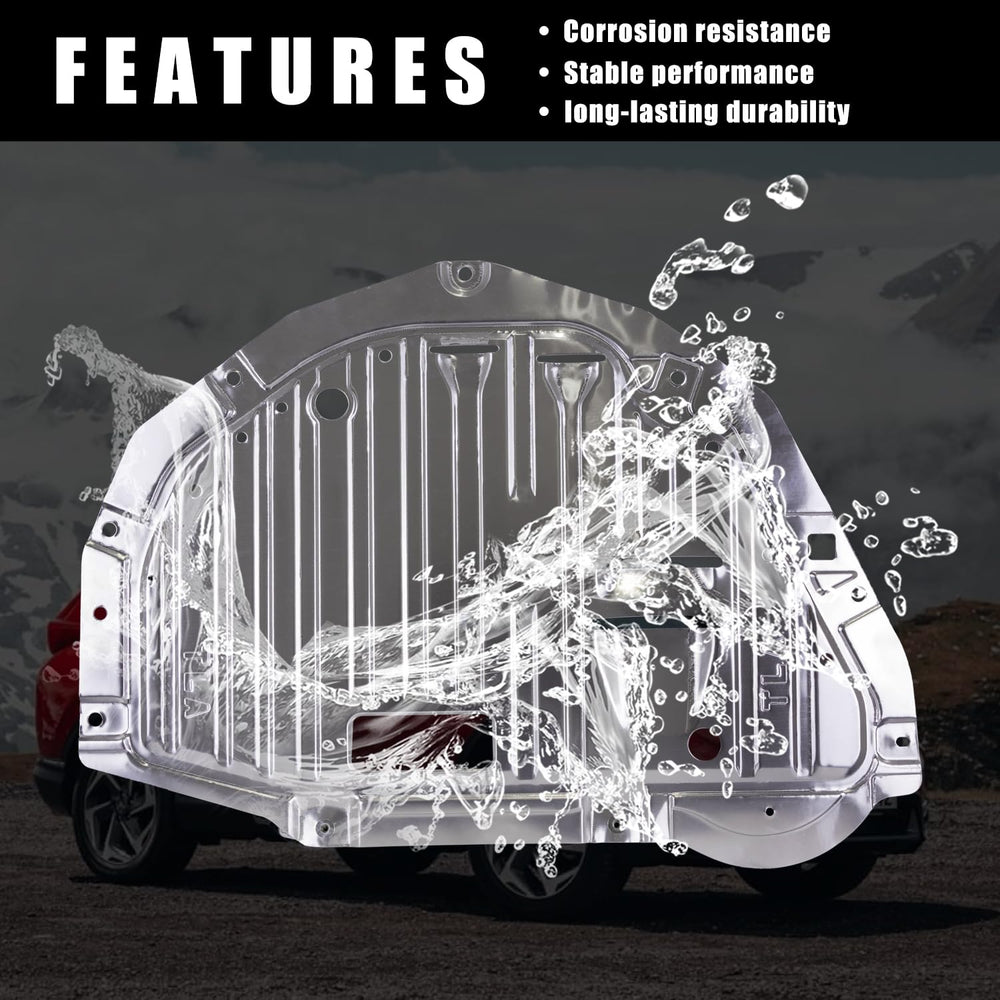WZRASmiles easy-install shield enhances engine area appearance