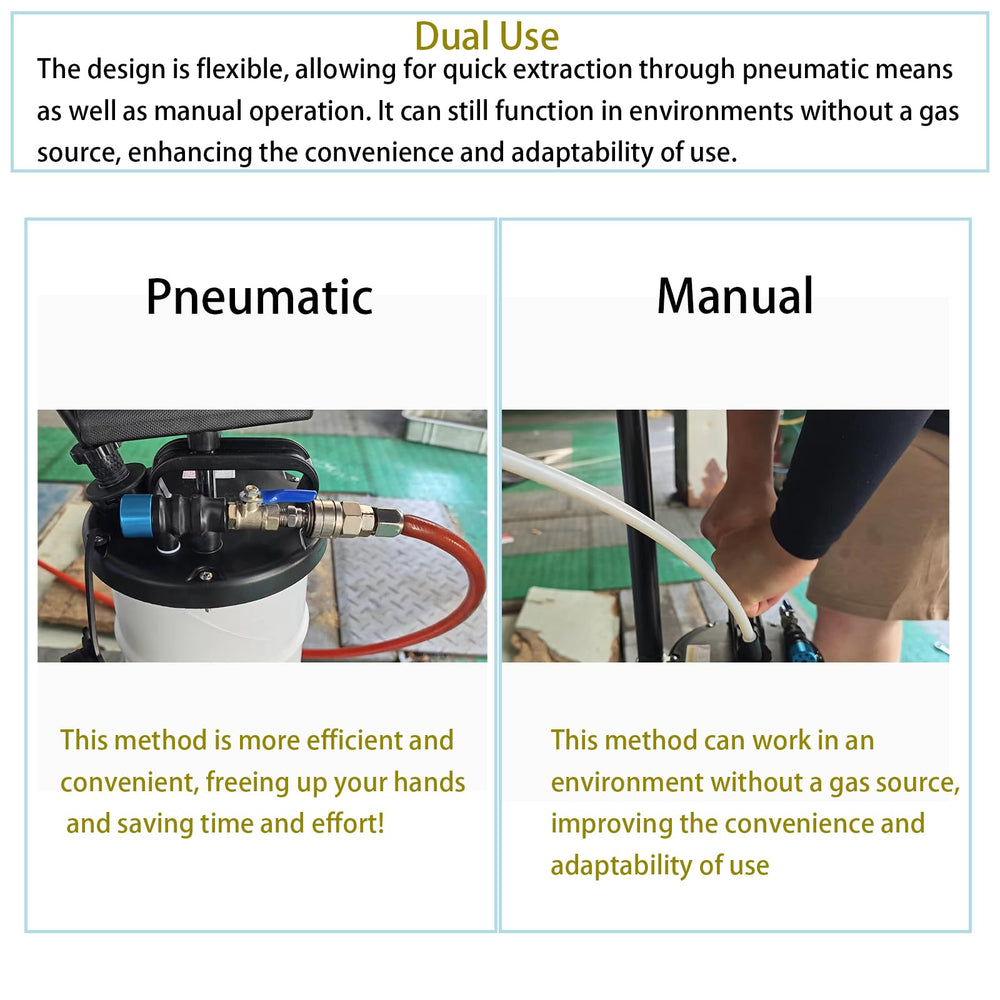 Brake fluid extractor hose shown for safe, clean brake maintenance