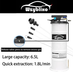 Durable vacuum oil-change machine designed for long-lasting operation