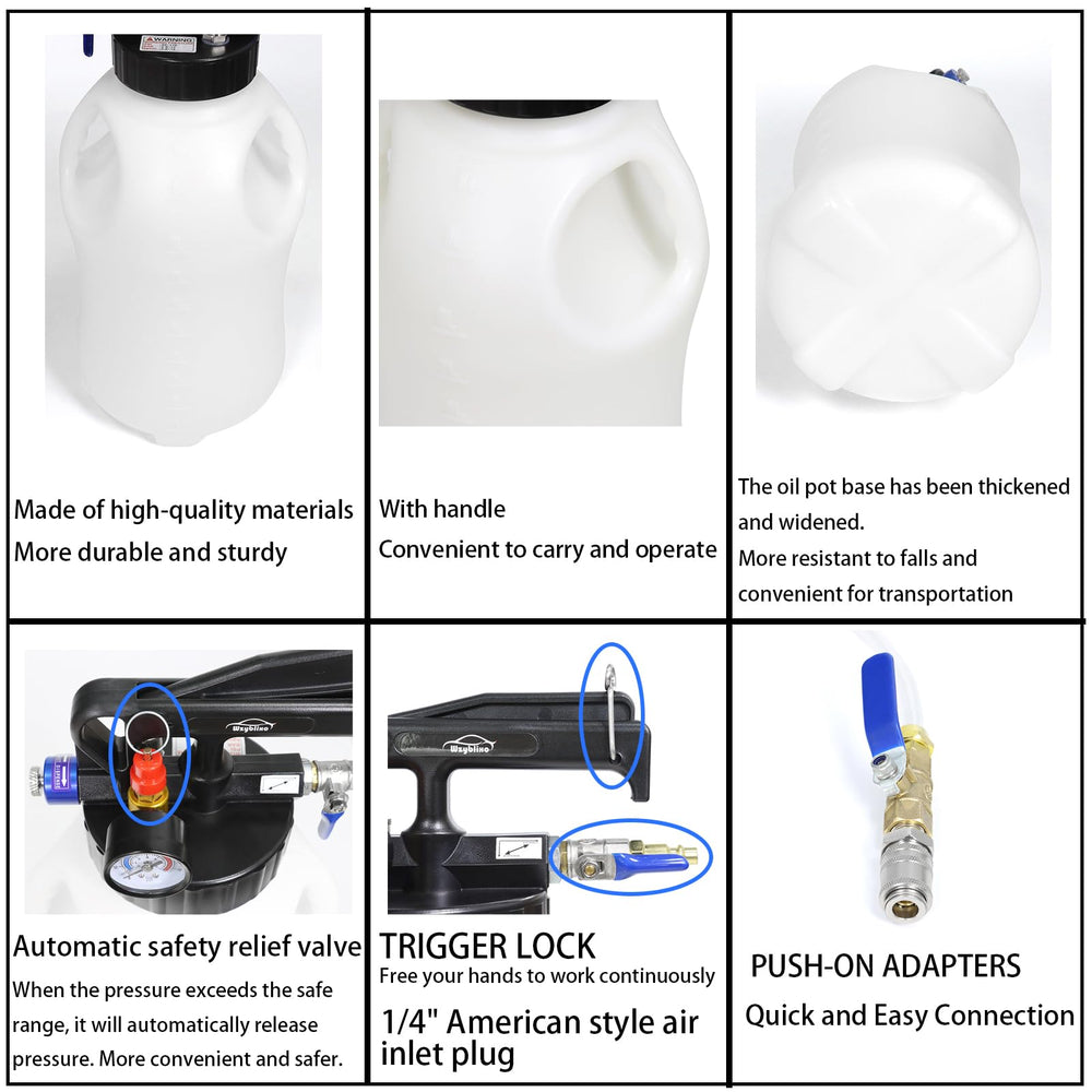 Wzyblixo safety relief valve close-up, helps prevent overload during use.