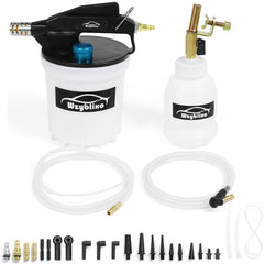 Wzyblixo vacuum brake bleeder setup for efficient one-person oil replacement