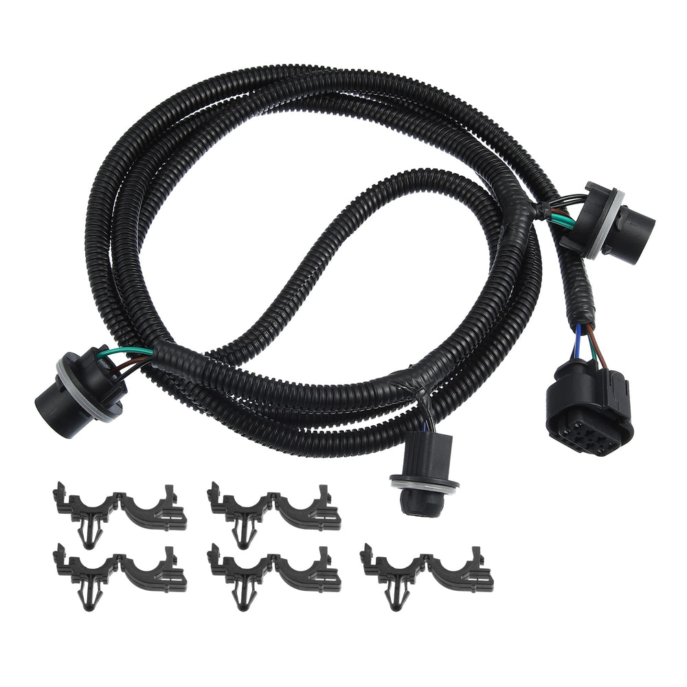 X AUTOHAUX tail light wiring harness for Silverado 1500 passenger side with improved rear illumination