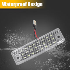 24 LED 6000K white lamps provide crisp rear illumination.
