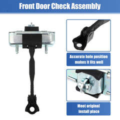 X AUTOHAUX durable steel door bracket resists corrosion for long service