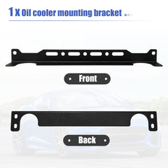 X AUTOHAUX black finish bracket under the hood blends with exterior styling