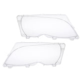X AUTOHAUX BMW left headlight lens cover shields against dust and debris.