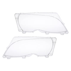 X AUTOHAUX BMW left headlight lens cover shields against dust and debris.