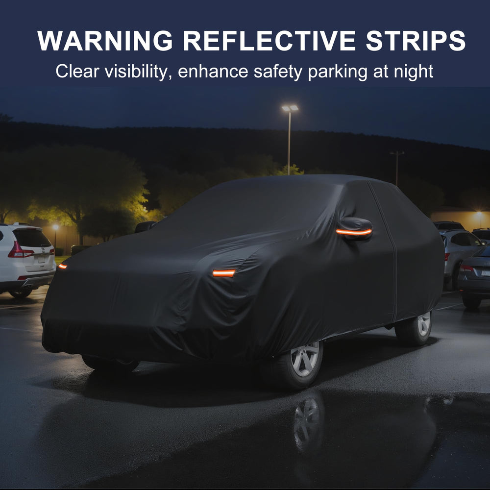 X AUTOHAUX BMW X5 cover reflective bars visible at night