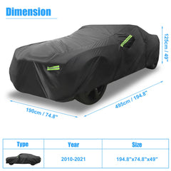 X AUTOHAUX Camaro cover compact storage bag for portable transport.