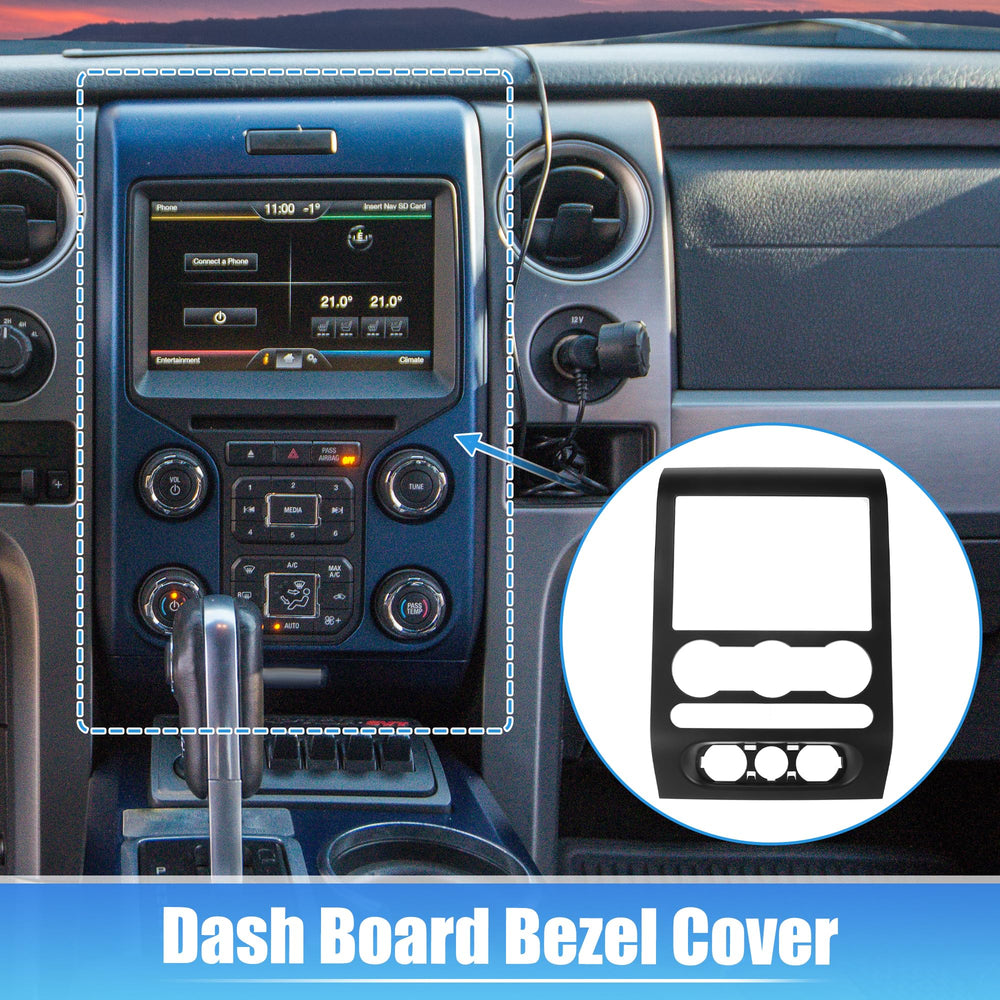 Close-up of X AUTOHAUX dash bezel’s ABS material resists wear and sun fading