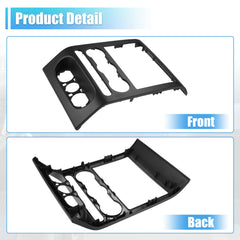 Bezel sits flush with the Ford F-150 dashboard for a clean look