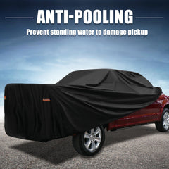 Durable seams and materials help snowproof protection during winter.