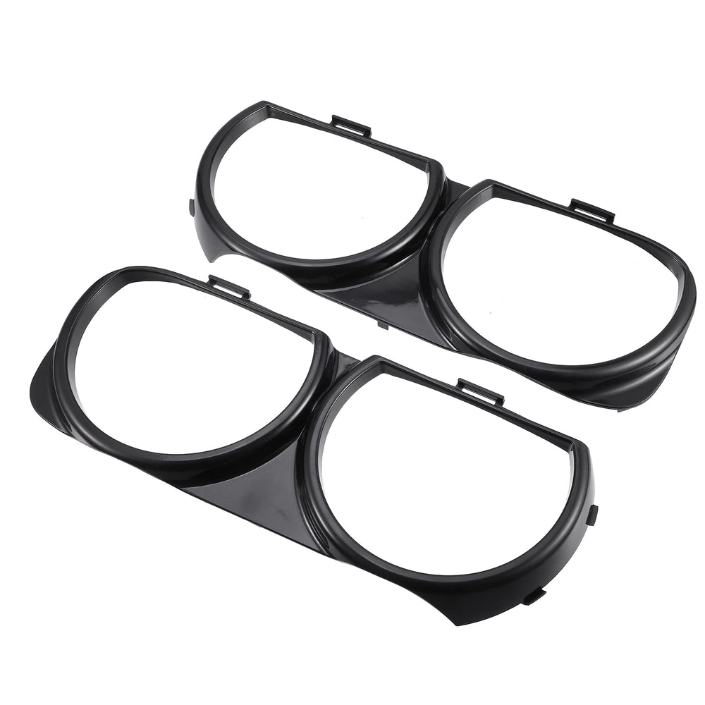 X AUTOHAUX front headlight bezel trim for Dodge Challenger left, seamless fit and durable finish.