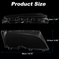 X AUTOHAUX front headlight protection reduces water intrusion and dirt.