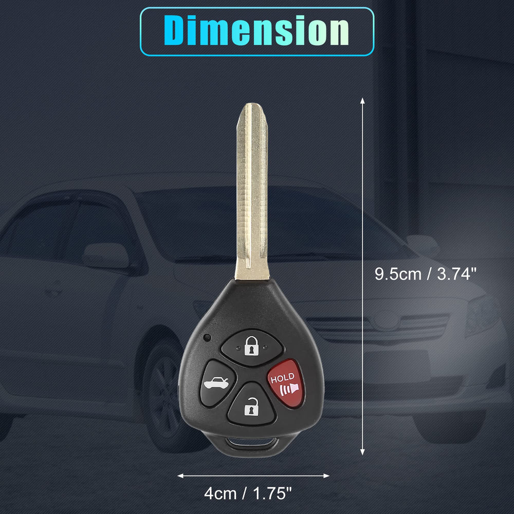 X AutoHaux GQ4-29T remote chip inside, responsive control.