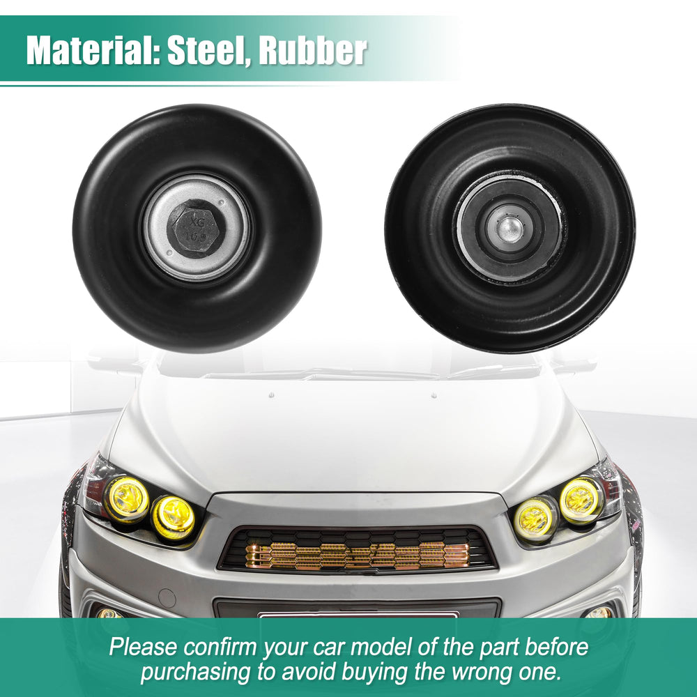 Installation-ready X AUTOHAUX idler pulley with bolt and spacer