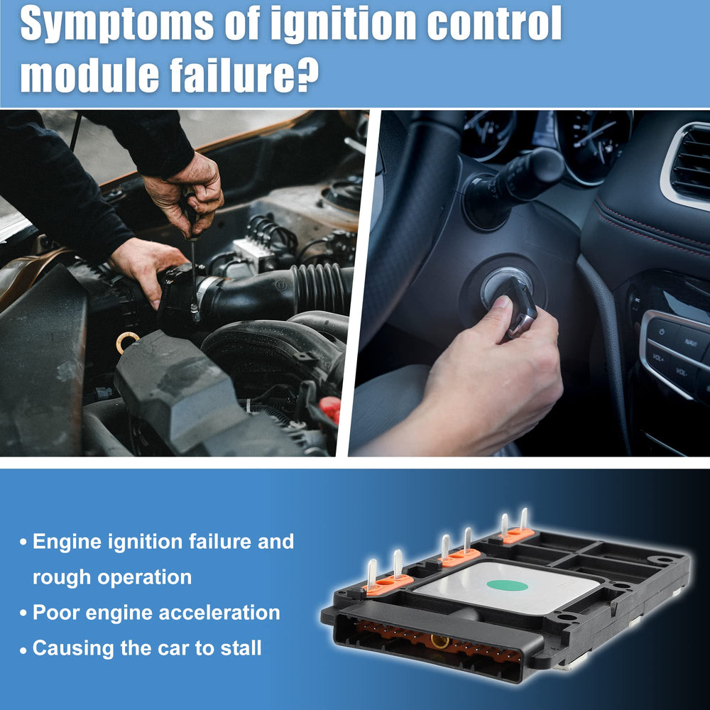 X AUTOHAUX ignition-control-module-in-box with labels aids quick installation.