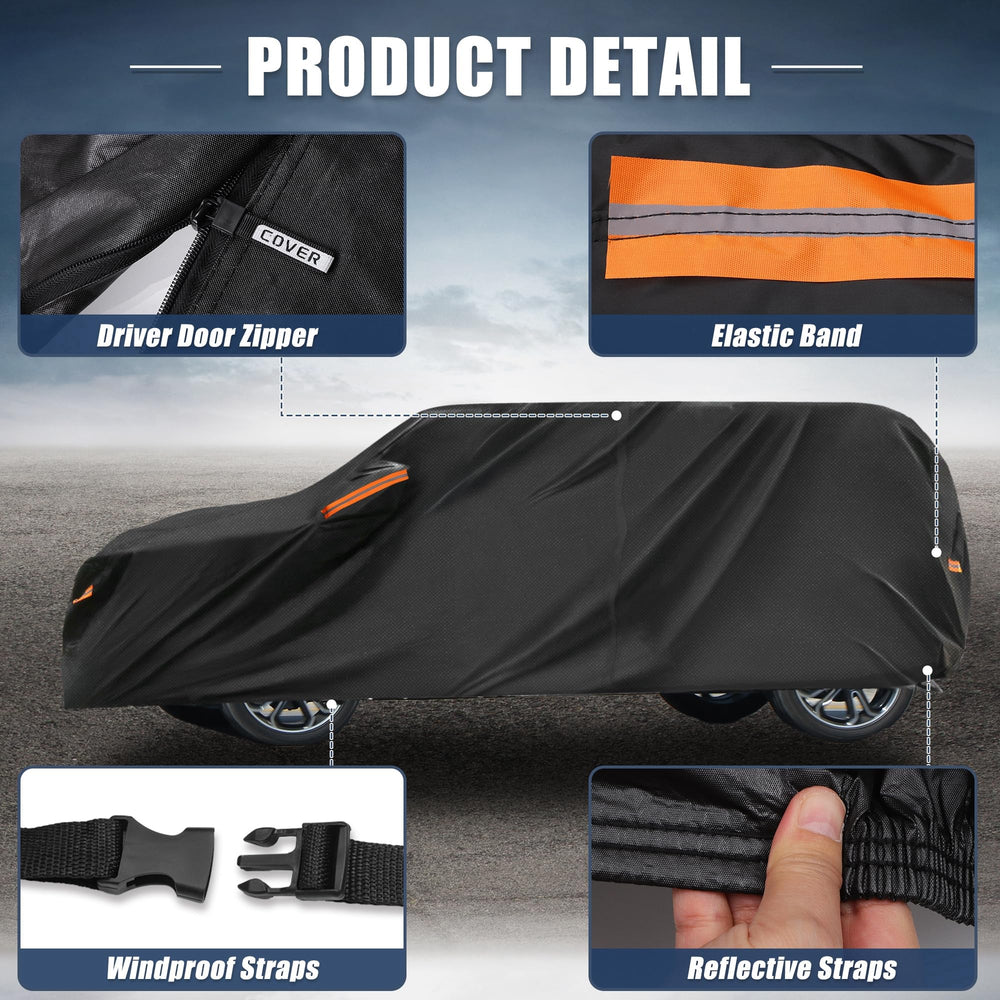X AUTOHAUX Kia Soul cover all-weather protection against dust, rain, and snow.