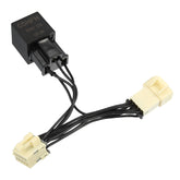 X AUTOHAUX LED bypass flash harness for Corvette C5 tail lights demonstrating LED signaling fix