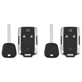 X AUTOHAUX M3N-32337100 remote front view with four-button layout for Silverado