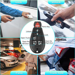 X AUTOHAUX remote with FCC ID M3N5WY783X designed for fast keyless entry.