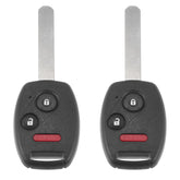 X AUTOHAUX N5F-S0084A remote fob front view for Honda compatibility, quick access and entry.