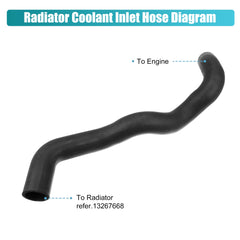 Packaging includes one coolant hose with OE specifications