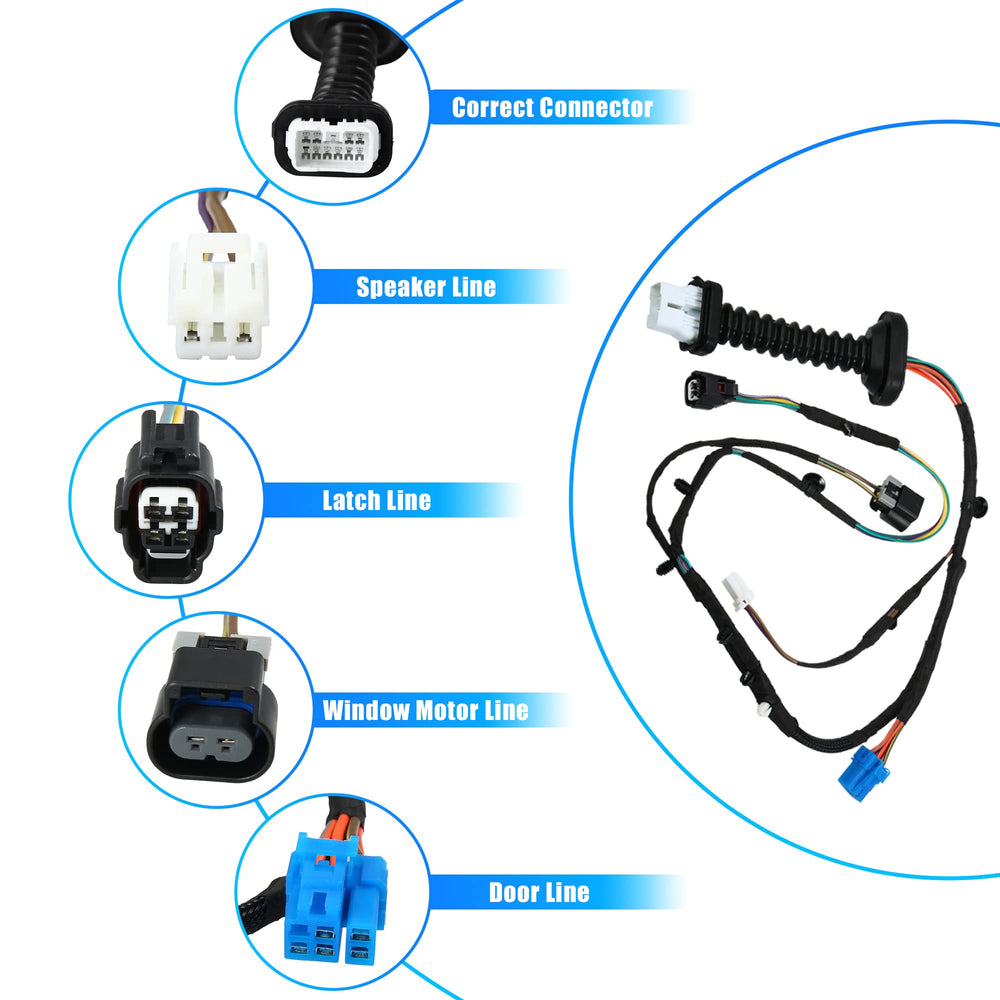 X Autohaux five-pigtail assembly included in the kit.