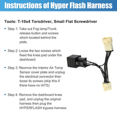 Quick-connect design of X AUTOHAUX C5HFH bypass harness