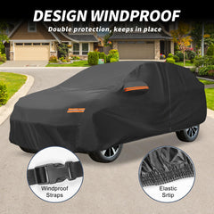X AUTOHAUX reflective warning bars improve night visibility for enhanced safety.