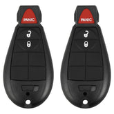 X AutoHaux replacement keyless remote M3N5WY783X 433MHz for Dodge, easy spare access.