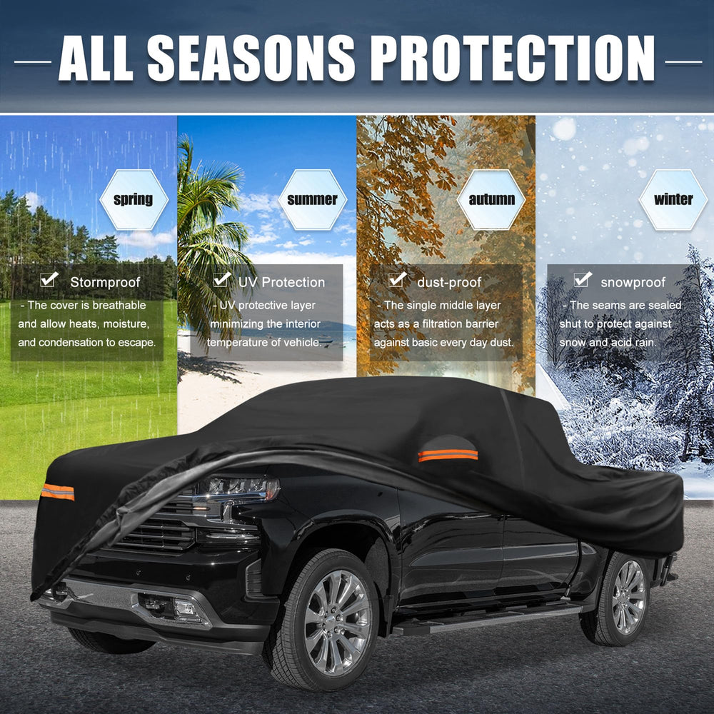 X AUTOHAUX cover with door zipper enables easy access.