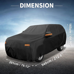 Snow and rain protection for Ford Expedition with X AUTOHAUX car cover.