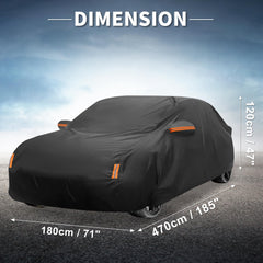 X AUTOHAUX storage bag included for compact stowage