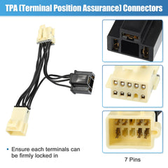 Tail light bypass relay harness from X AUTOHAUX for C5 model
