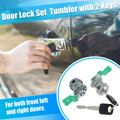 X AUTOHAUX two keys included for quick door access and replacement.
