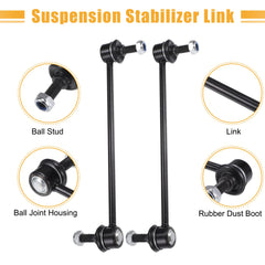 X AUTOHAUX kit with two links emphasizes complete front-end replacement.