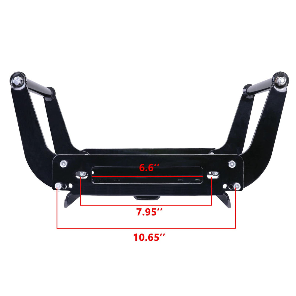 X-BULL rust-resistant steel plate provides long-lasting mounting stability