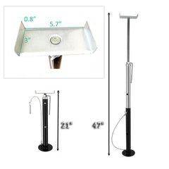 X-Haibei RV stabilizer jack supports up to 5,000 lbs per jack for heavy rigs.