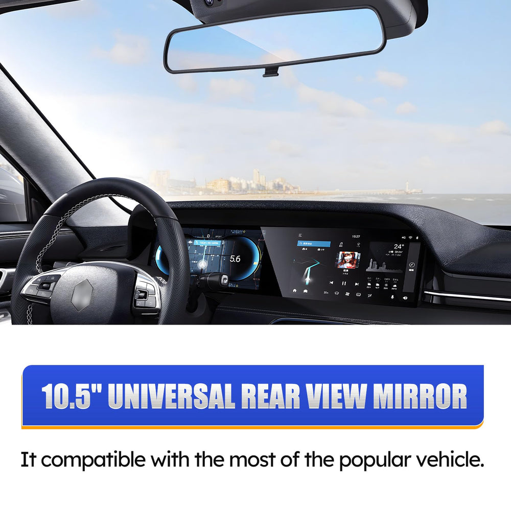 X4XZ interior mirror with anti-glare for clearer night driving.