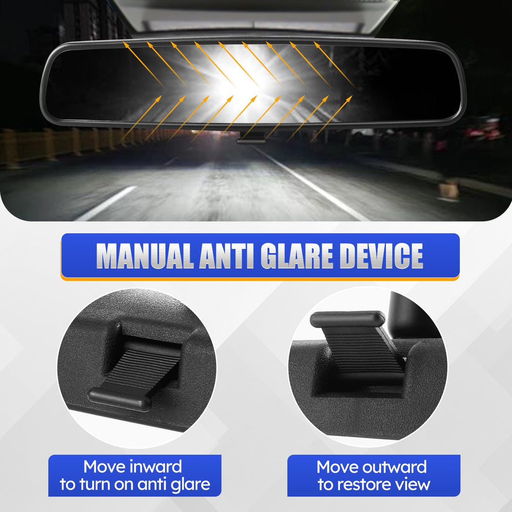 X4XZ interior mirror installs easily, replacing a damaged unit.