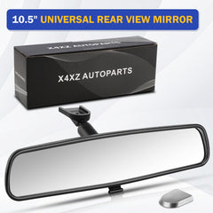 X4XZ 10.5-inch mirror features a crisp glass surface for sharp reflections.
