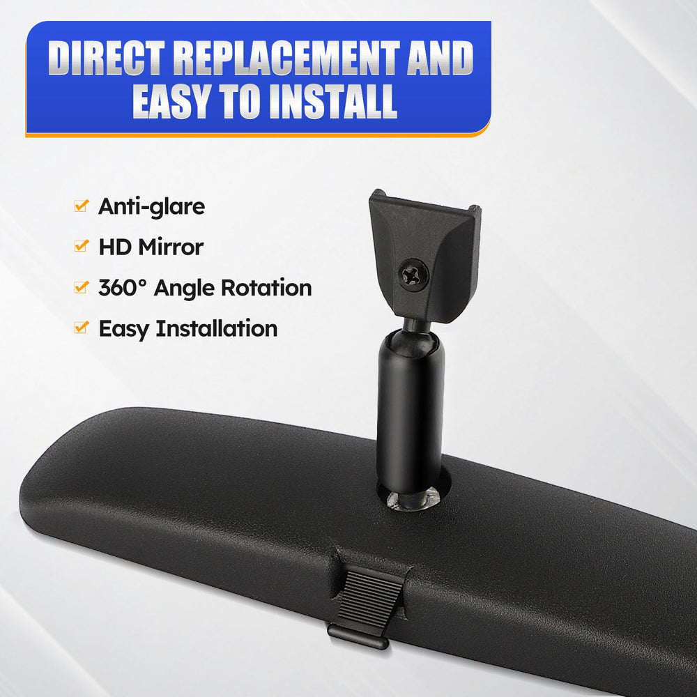 X4XZ universal-fit rearview mirror compatible with many car brands.