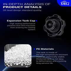 X4XZ coolant reservoir side profile emphasizes durable housing
