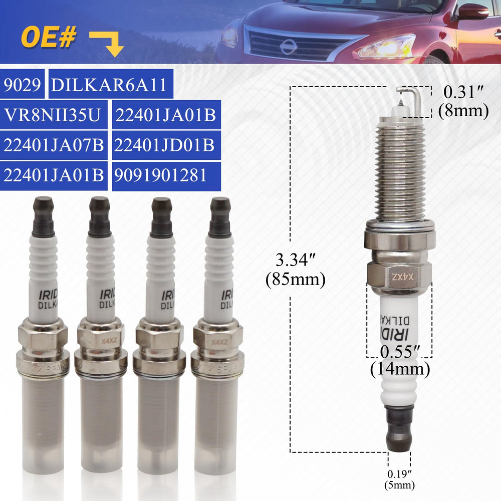 X4XZ 9029 packaging photo showing four-plug set
